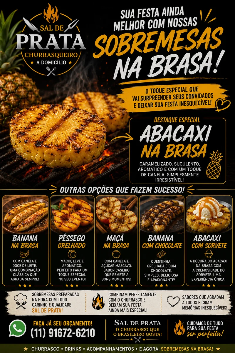 Buffet especializado em churrasco