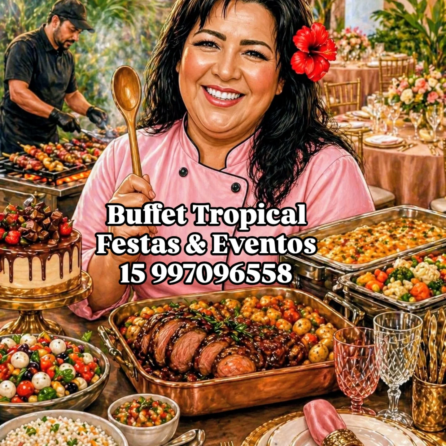 Buffet c/ estrutura