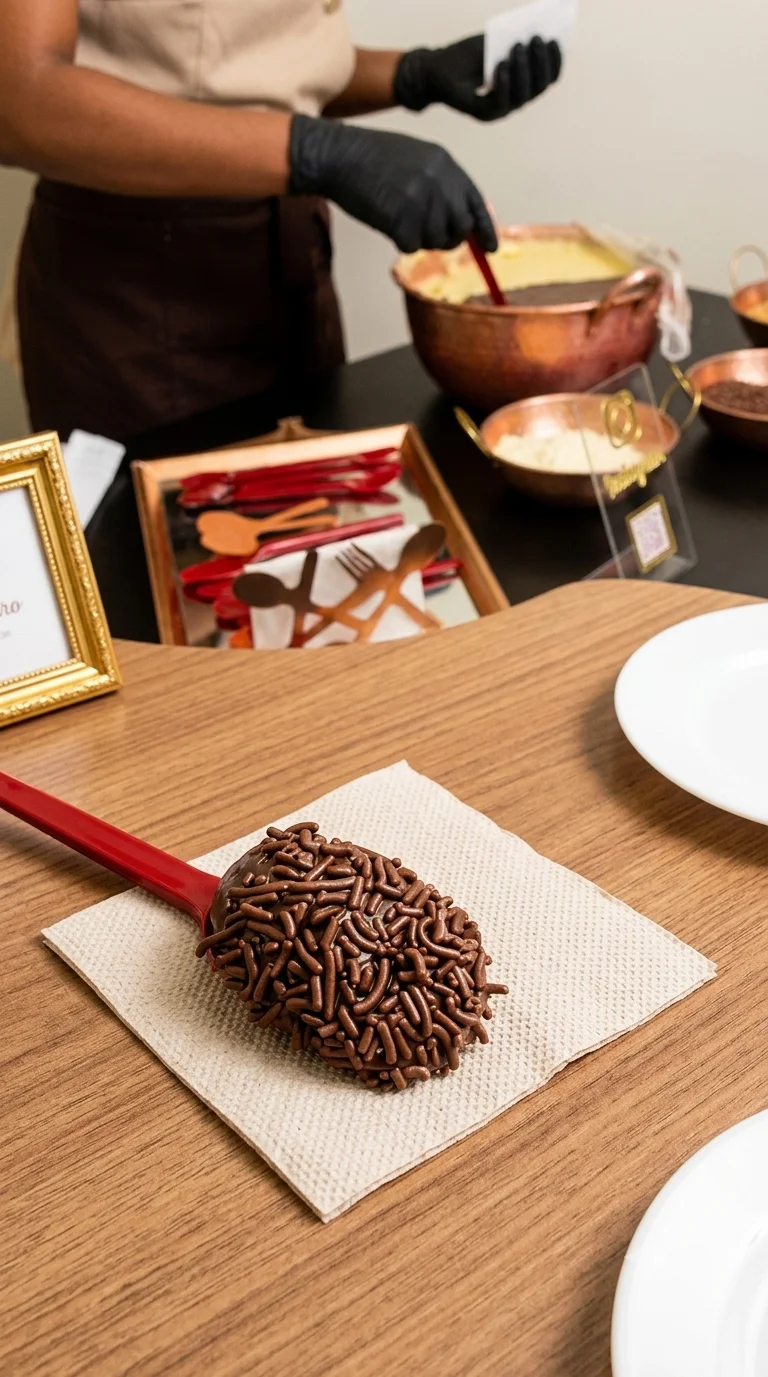 Brigadeiro no tacho
